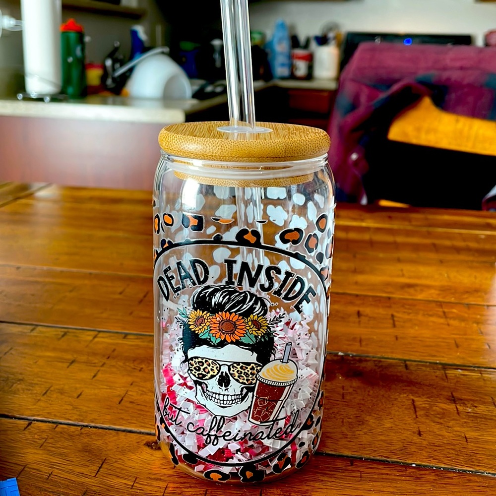 16 ounce glass tumbler